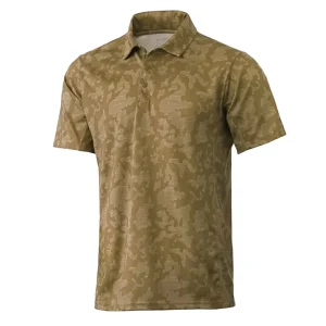 Custom Men's Camo Print Polo Shirt