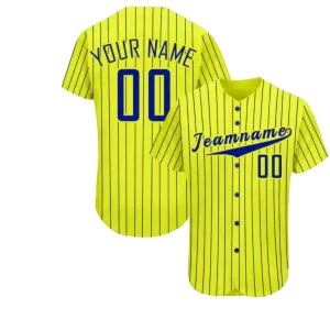 Custom Striped Baseball Jersey