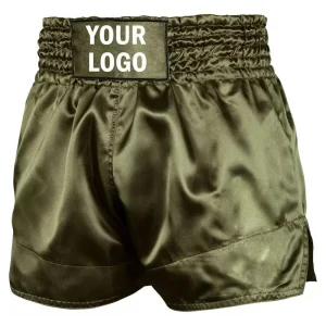 Custom Green Boxing Shorts