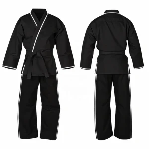 Custom Black Cotton Judo Gi