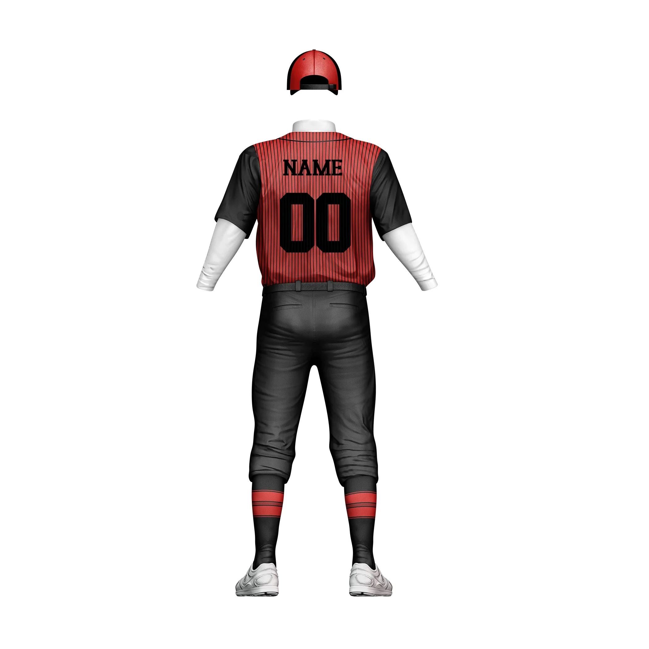 Custom Unisex Polyester Baseball Jersey - Image 2