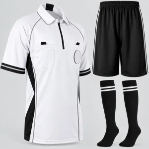 Custom White Referee Uniform Set