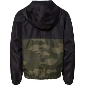 Hooded Teenagers Hiking Windbreaker
