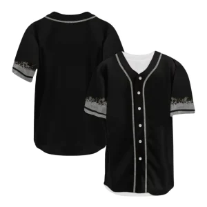 Custom Black Softball Jersey
