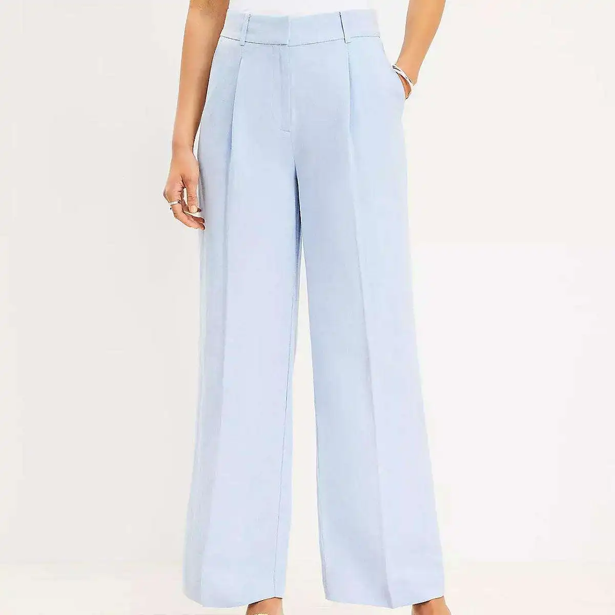 Custom Women's White Trousers - Image 3