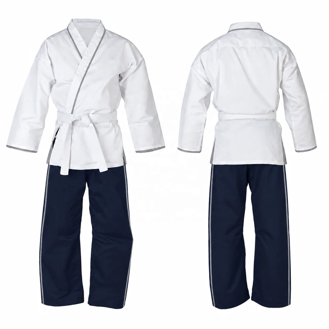 Custom Grey Cotton Judo Gi