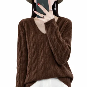 Custom Women's Cable Knit Sweater
