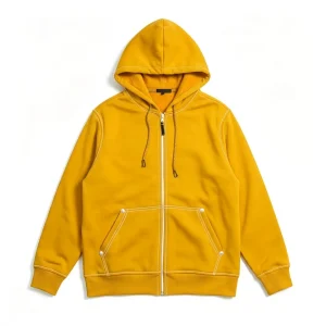 Custom Men's Oversized Cotton Zip Hoodie