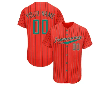 Custom Striped Baseball Jersey