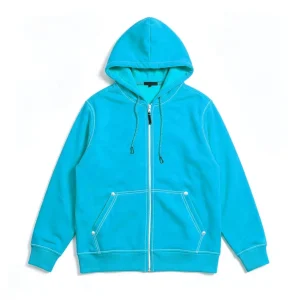 Custom Unisex Oversized Fleece Zip Hoodie