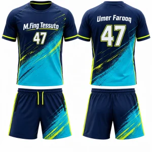 Custom Men's Polyester Soccer Uniform Set