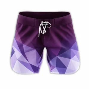 Custom Men's Purple Shorts